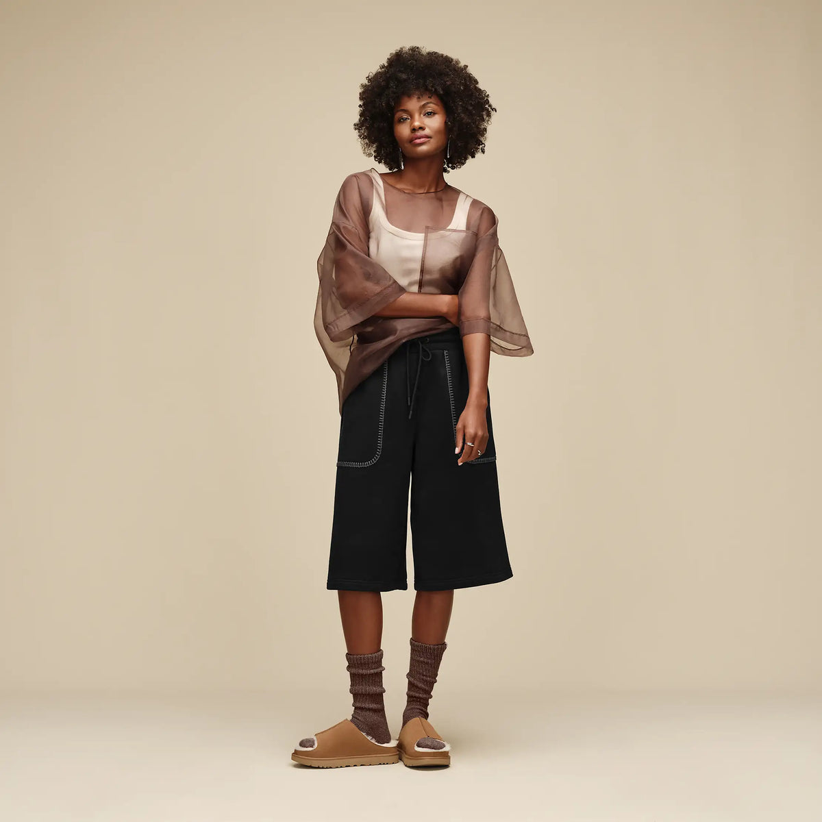 Women's Tyla Slouchy Crew II - ALLSPICE