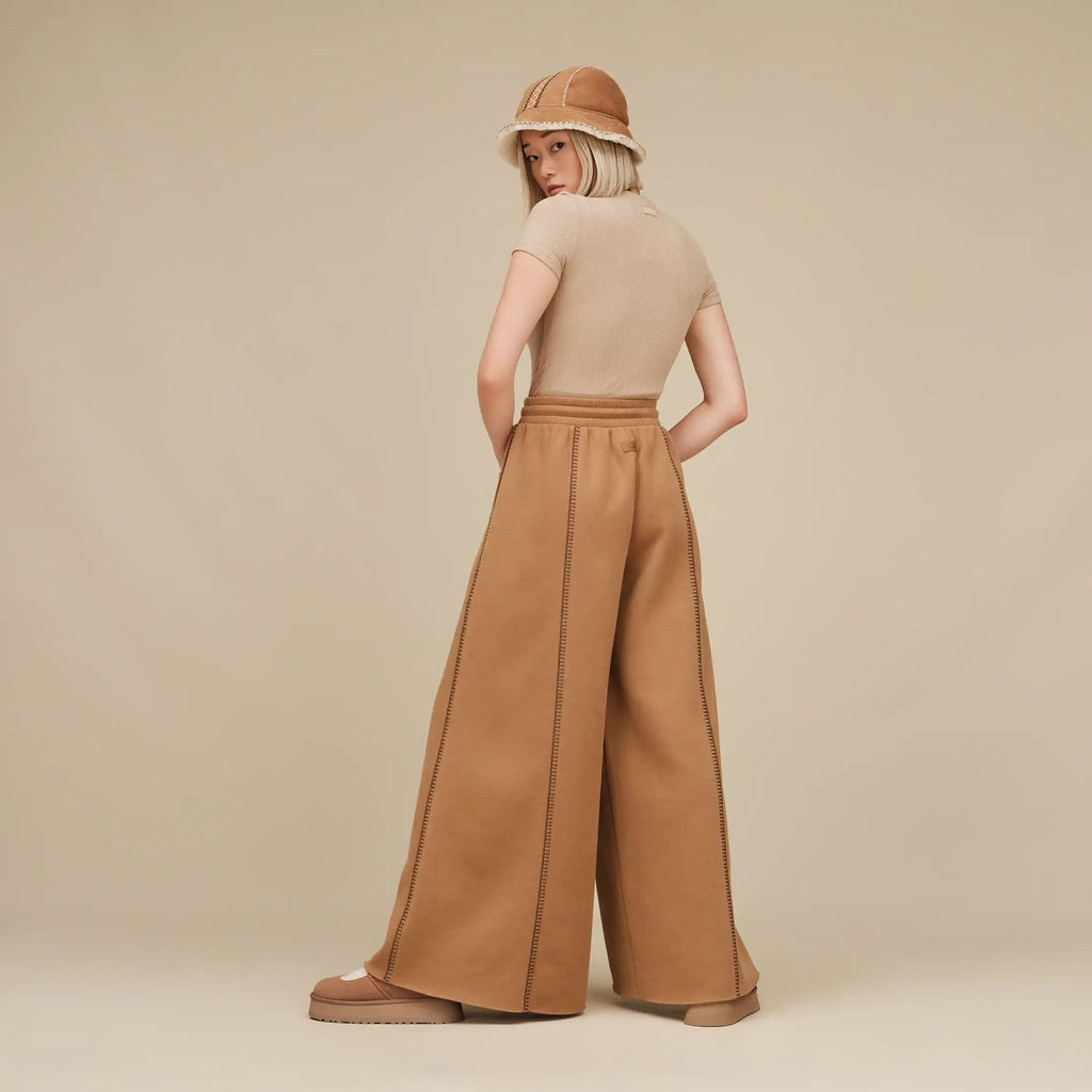 Women's Classic Wide Leg Pant - CHESTNUT