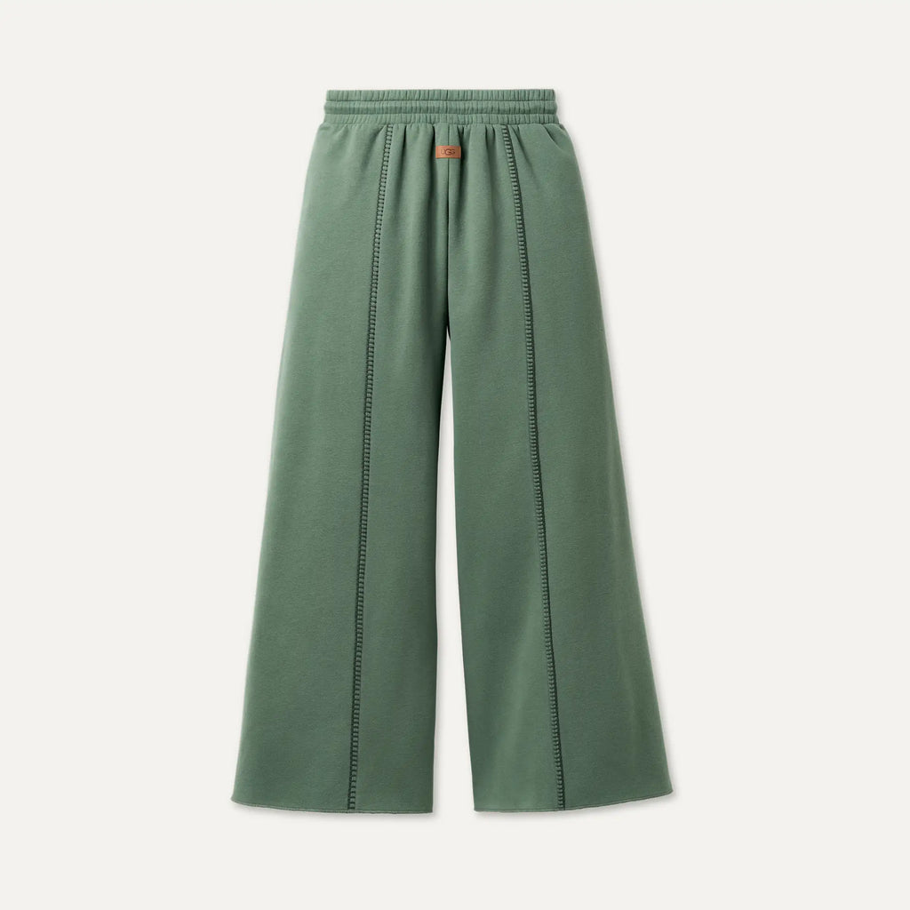Women's Classic Wide Leg Pant - GREEN STONE