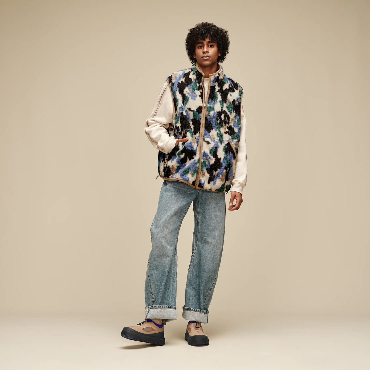 Men's Heritage Utility Axoid - SAND / REGAL BLUE
