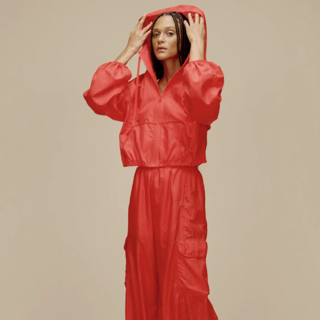 Women's Chiara Full-Zip Hooded Jacket - LOBSTER