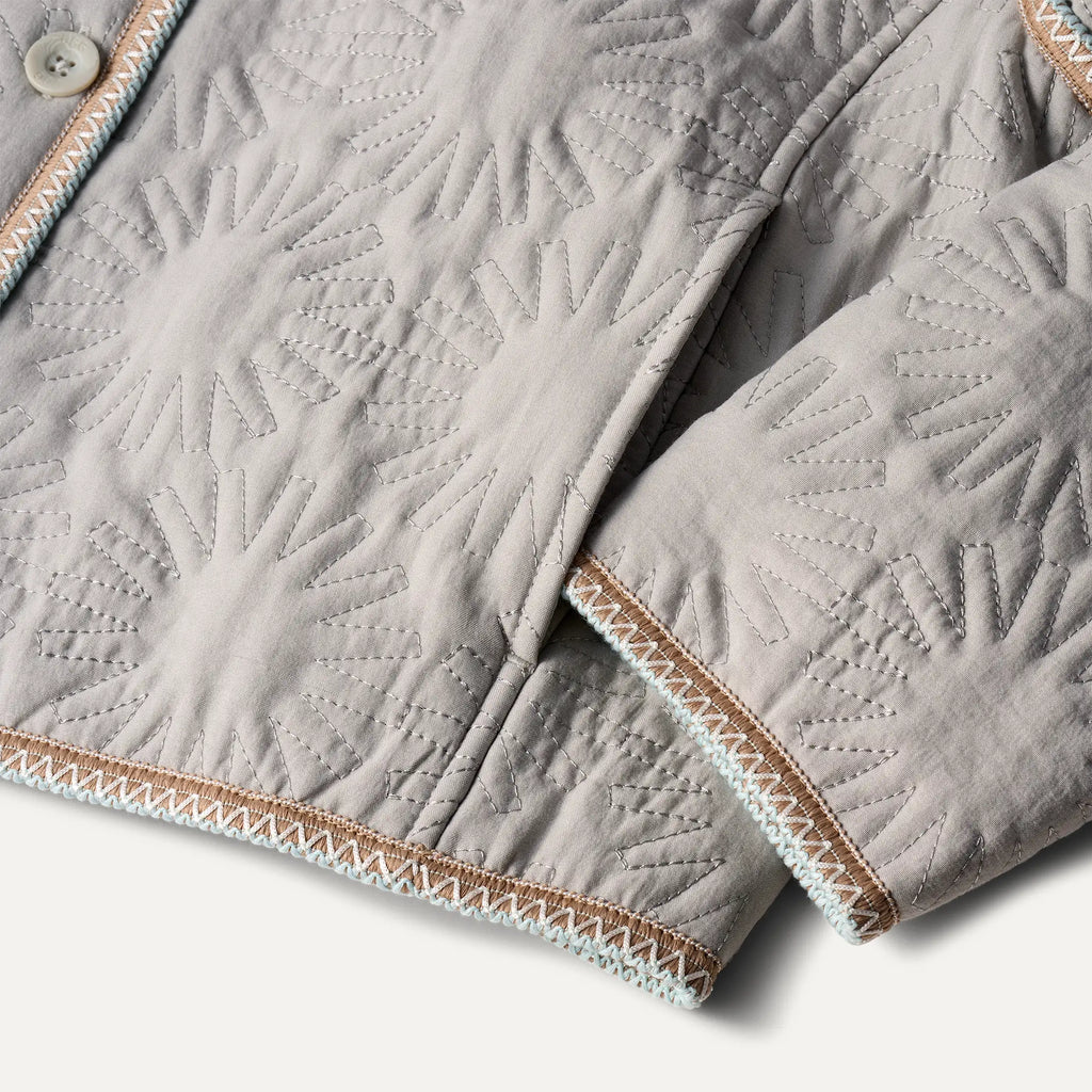 All Gender Sun Quilted Jacket - LIGHT GREY
