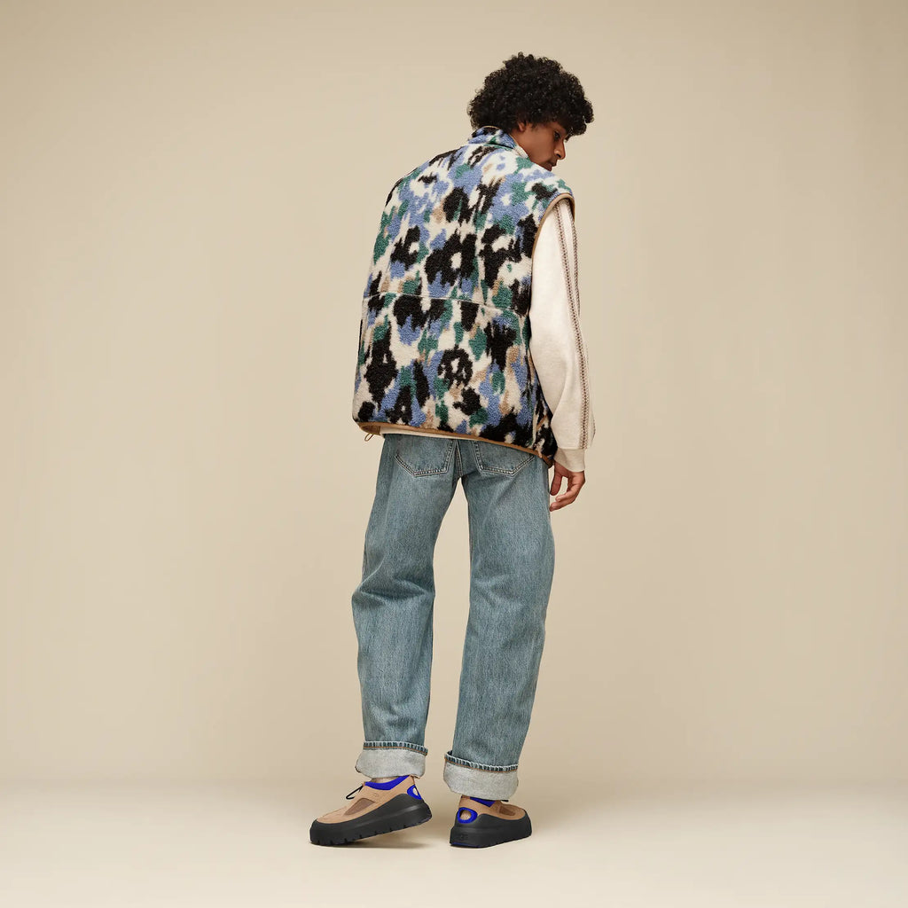 All Gender Sun Splatter Reversible Vest - BETTA MULTI
