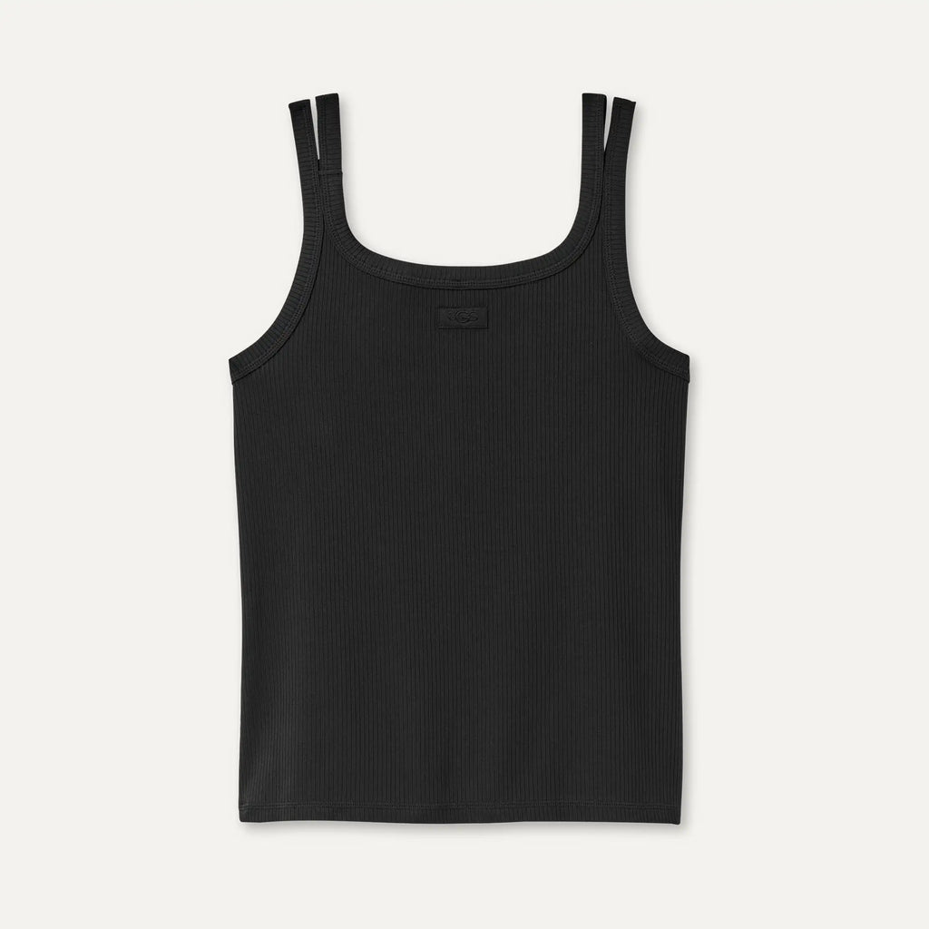 Women's Nael Tank Rib - BLACK