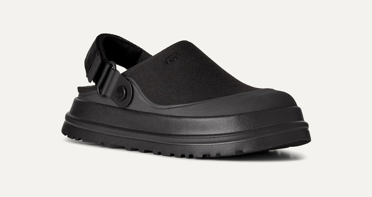 Women's GoldenGlow Canvas Clog - BLACK