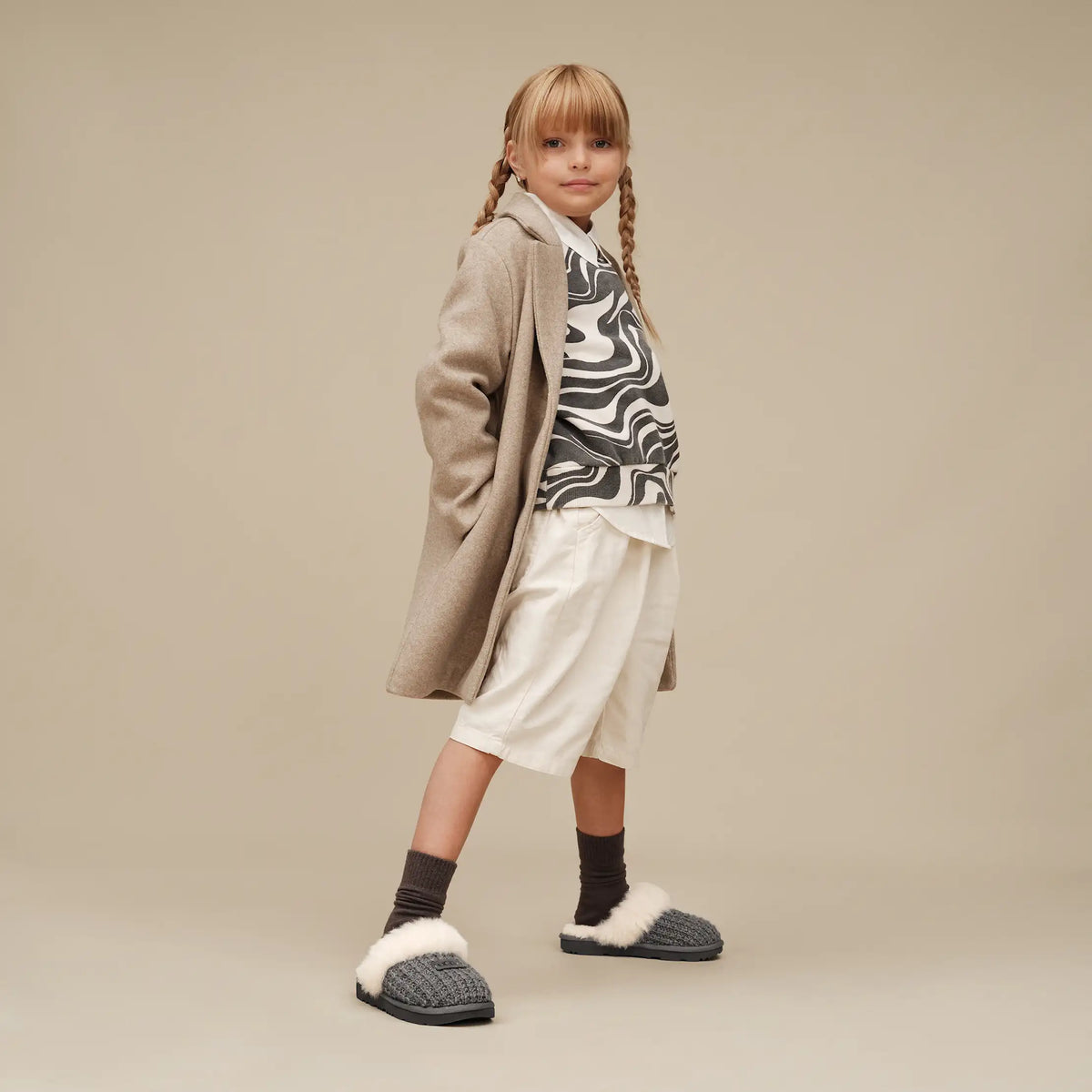 Toddlers / Big Kids' Cozy II Knit - CHARCOAL