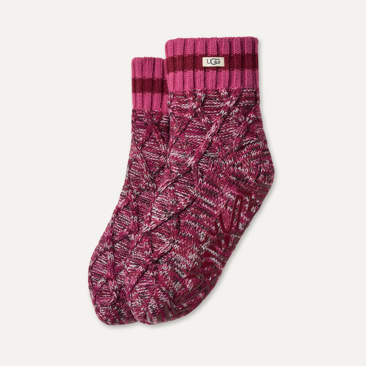 Women's Deedee Fleece Lined Quarter II - STRAWBERRY
