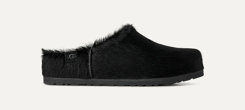 Women's Otzo Calf Hair Clog - BLACK