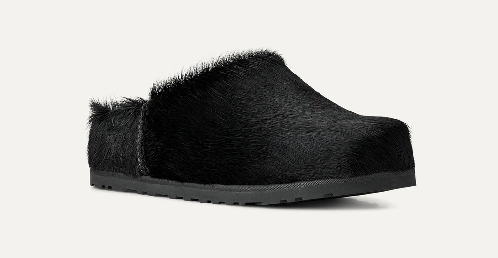 Women's Otzo Calf Hair Clog - BLACK