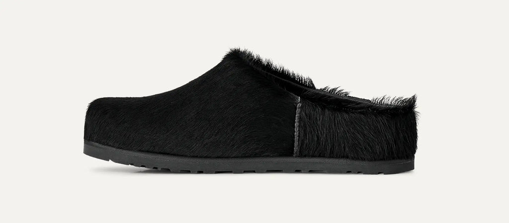 Women's Otzo Calf Hair Clog - BLACK