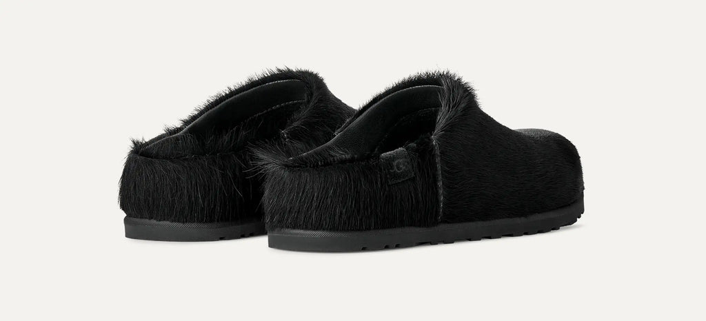 Women's Otzo Calf Hair Clog - BLACK
