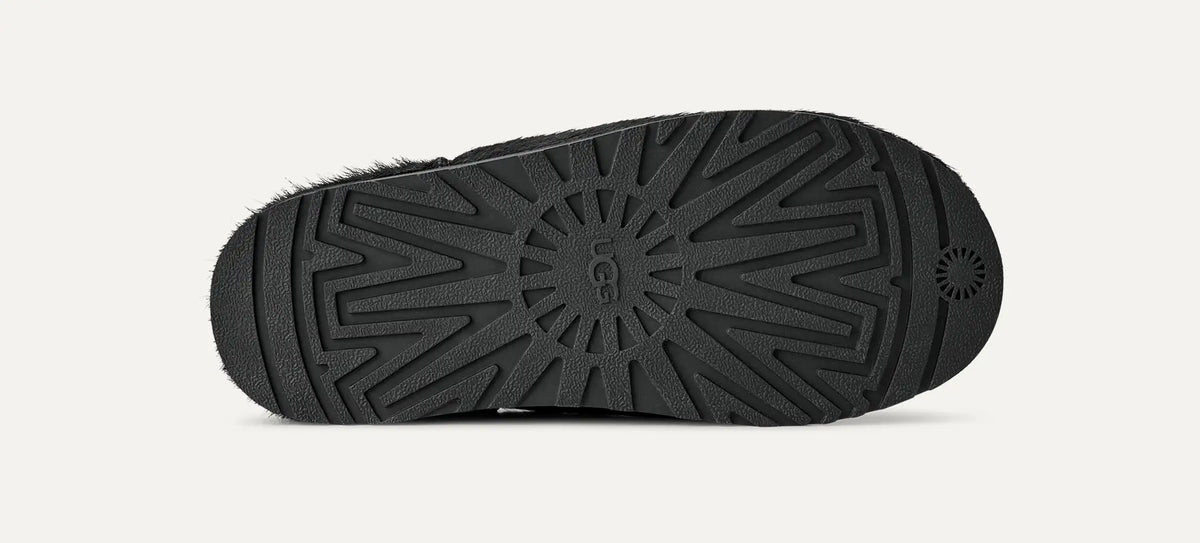 Women's Otzo Calf Hair Clog - BLACK
