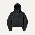 Women's Classic Full-Zip Hoodie - BLACK