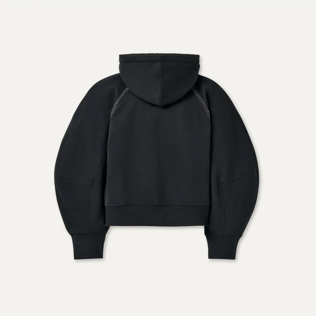 Women's Classic Full-Zip Hoodie - BLACK