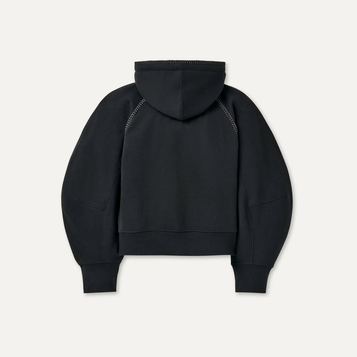 Women's Classic Full-Zip Hoodie - BLACK