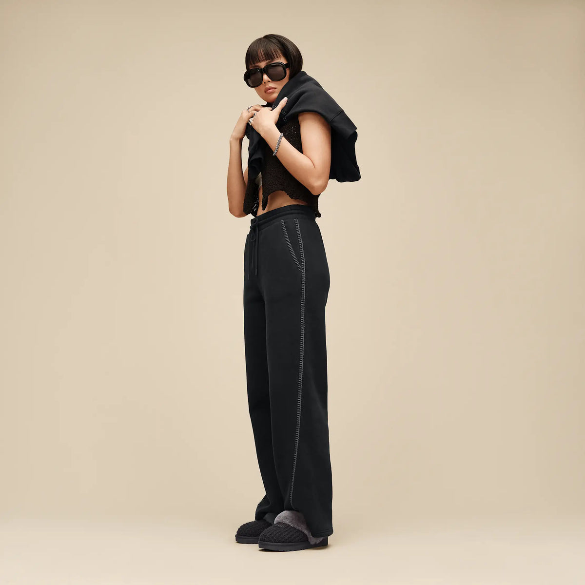 Women's Classic Straight-Leg Pant - BLACK