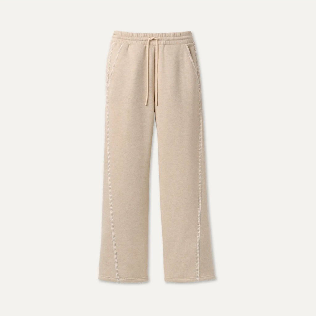 Women's Classic Straight-Leg Pant - SAND HEATHER