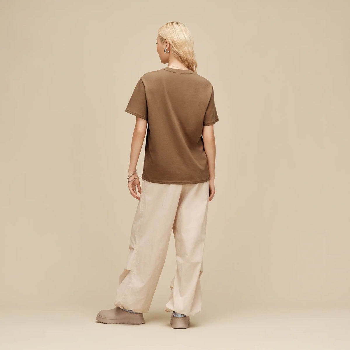 All Gender UGG Classic Boot Tee - COFFEE GROUNDS