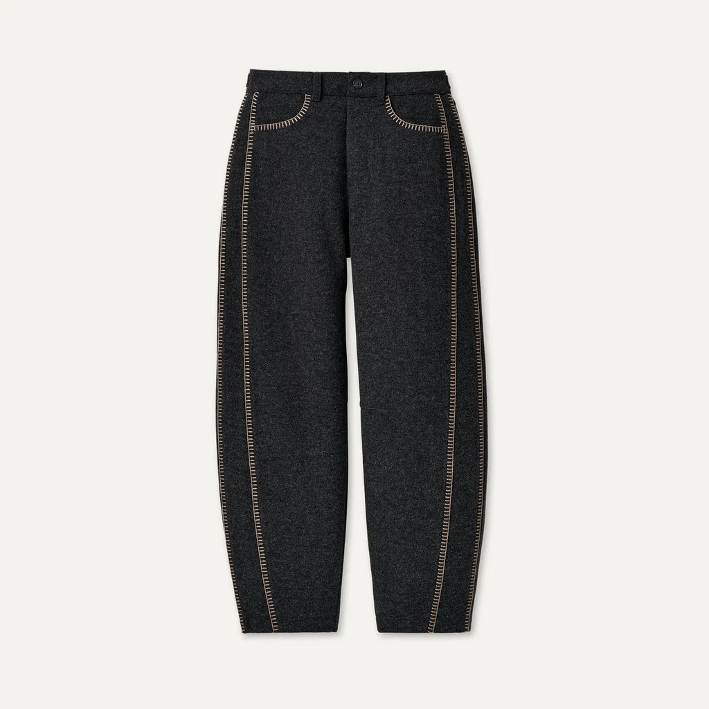 Women's Rina Barrel Pant - BLACK HEATHER