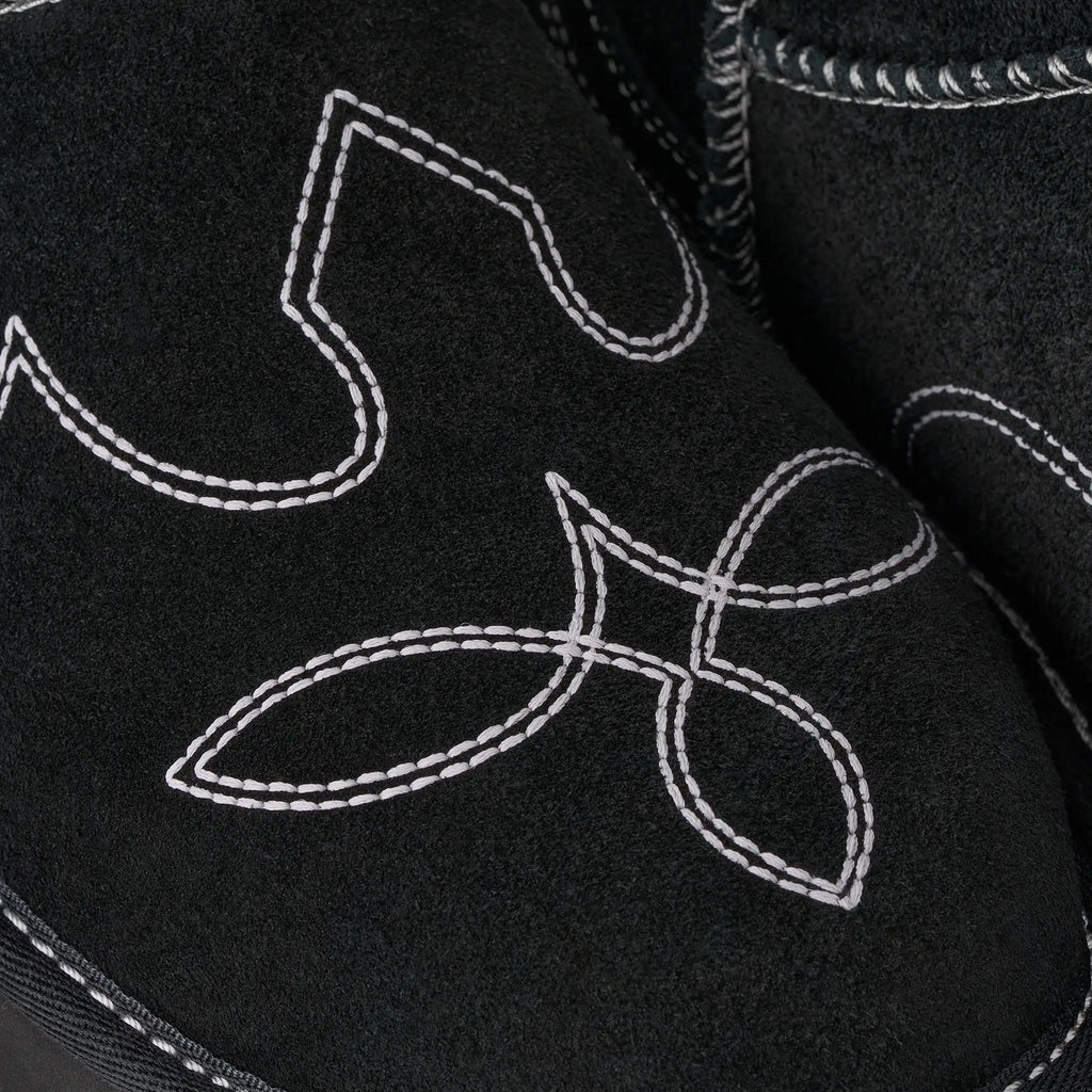 Women's Classic Ultra Mini Western - BLACK