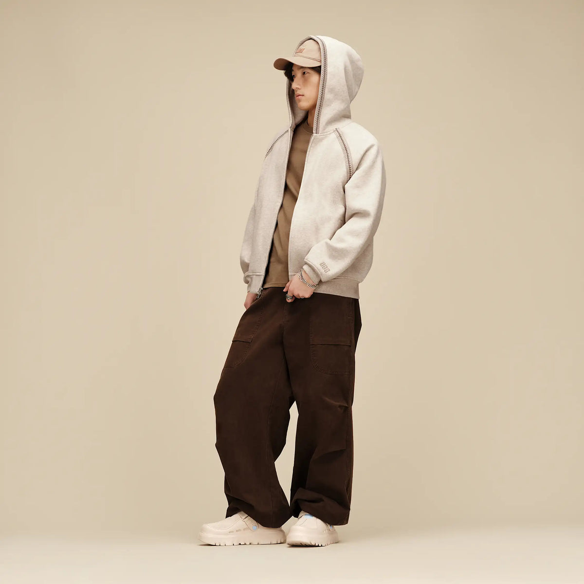 Men's Tasman Full-Zip Jacket - CARIBOU HEATHER