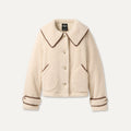 Women's Nikia Collared Jacket - CREAM