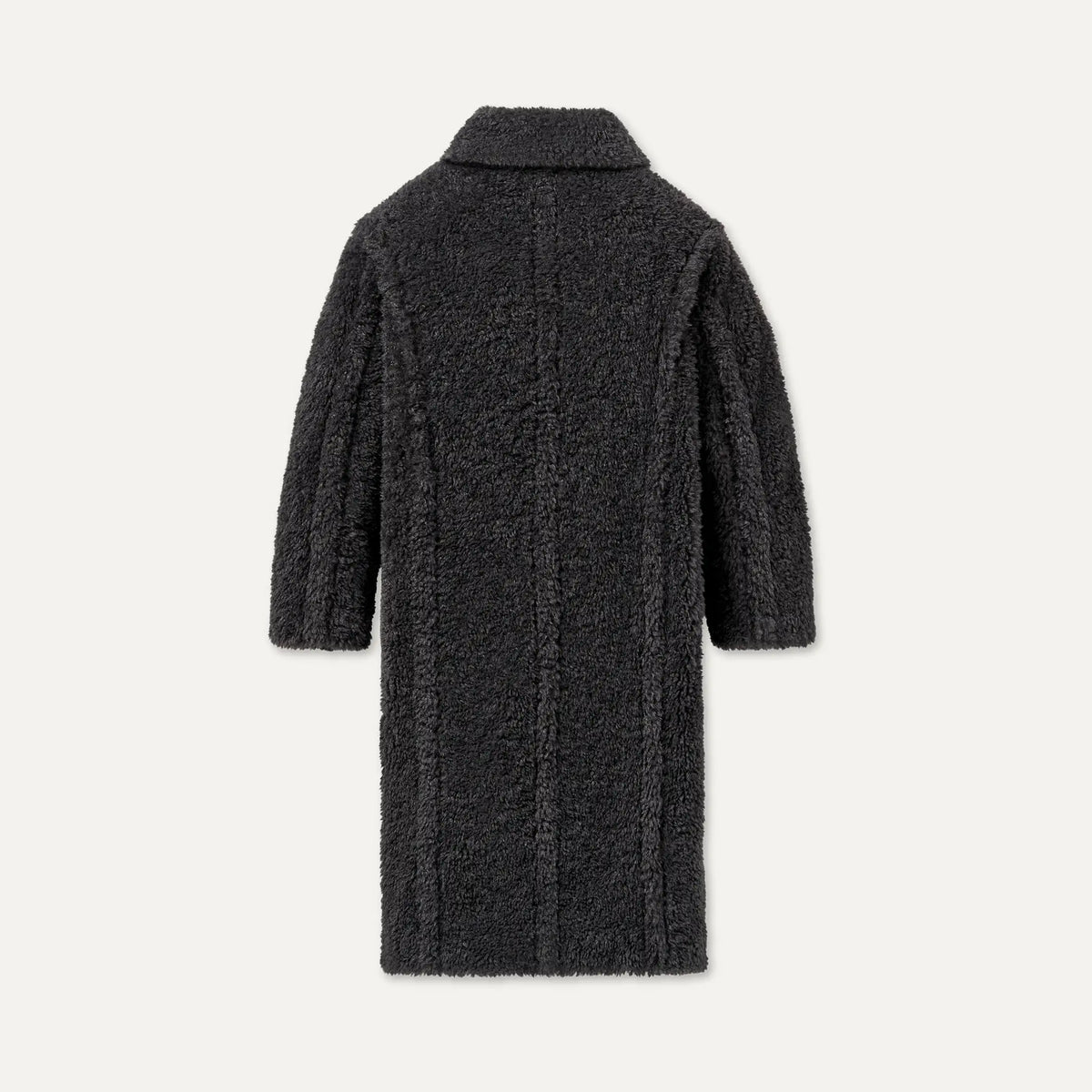 Women's Gertrude Long Teddy Coat II - INK