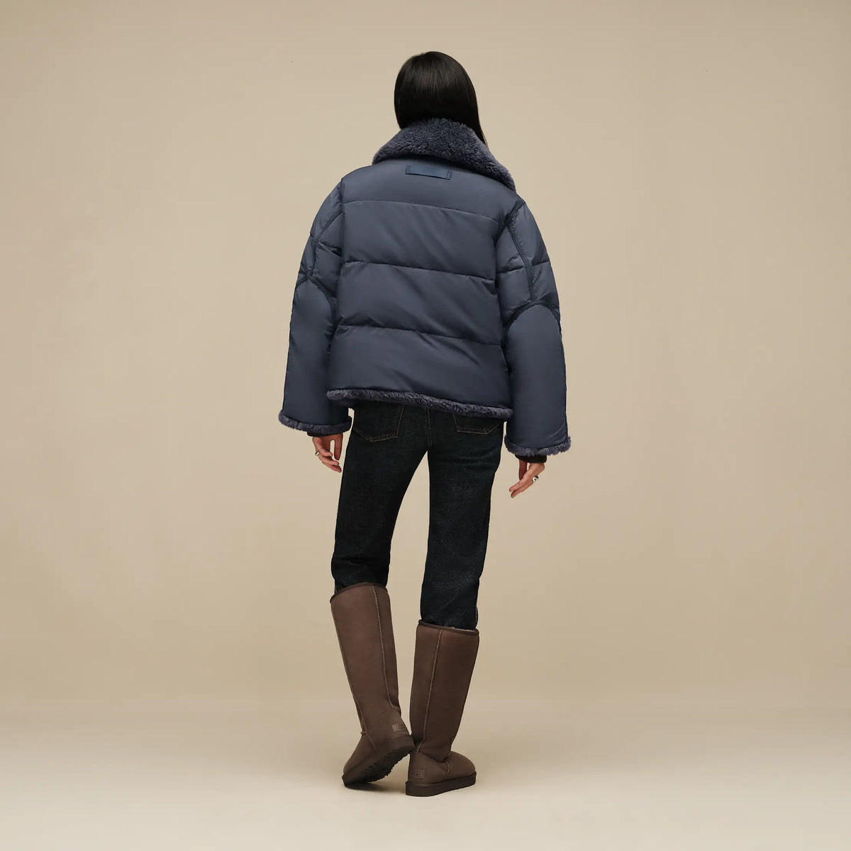 Women's Wylda Puffer Jacket - EVE BLUE