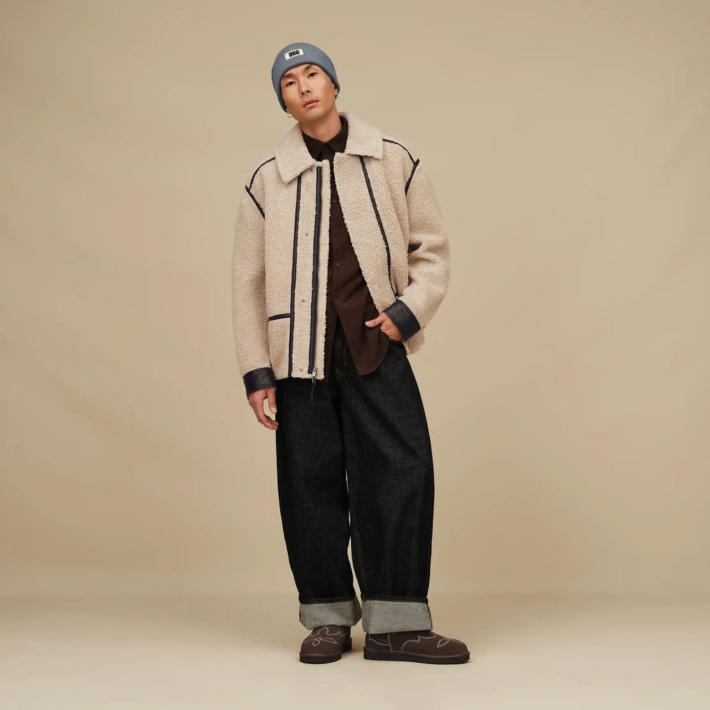 Men's Quinley Jacket - BLUFF / BLACK