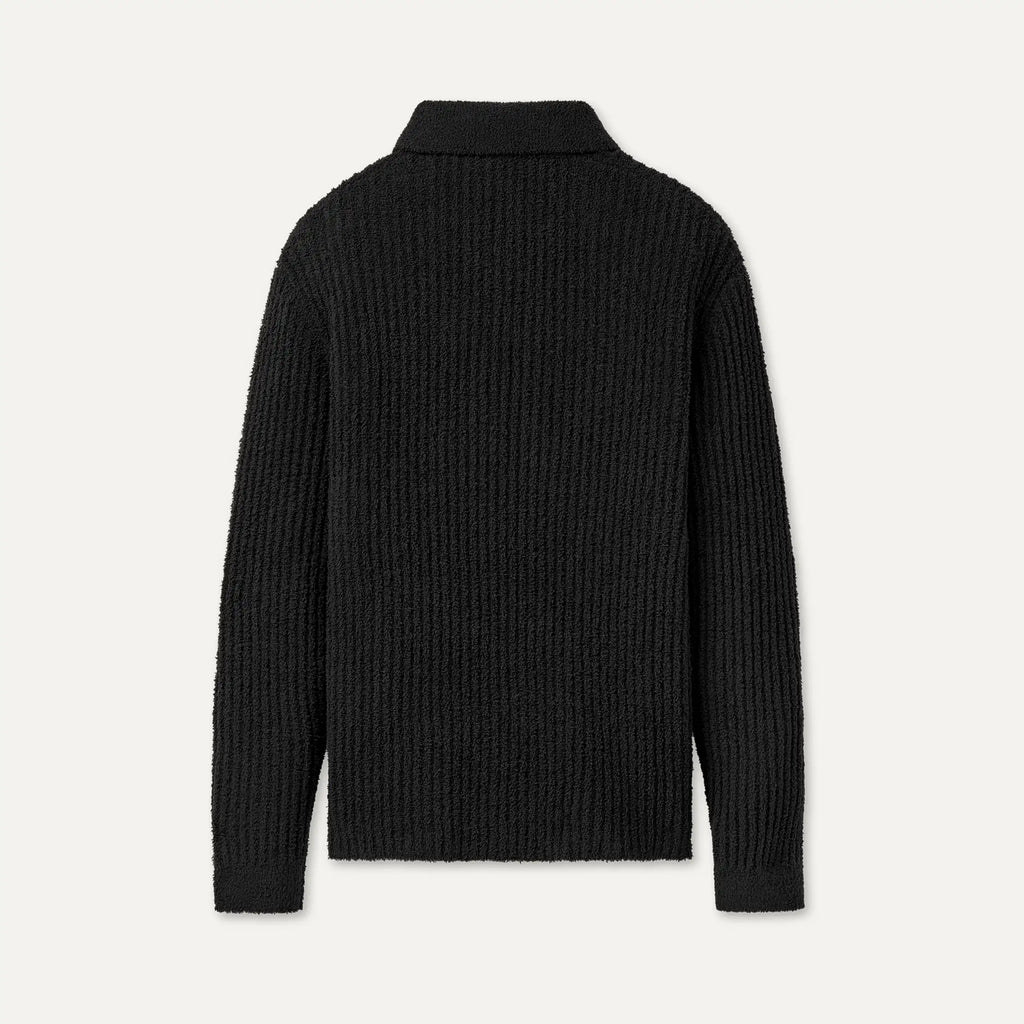 Men's Lendon Rugby Top - BLACK