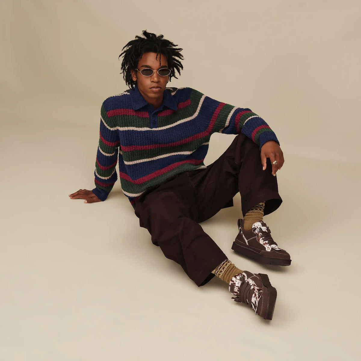 Men's Lendon Rugby Top - MARINER STRIPE