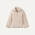 Women's Rylynn Quarter-Zip Sweater - OATMEAL HEATHER