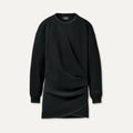 Women's Classic Tulip Mini Dress - BLACK