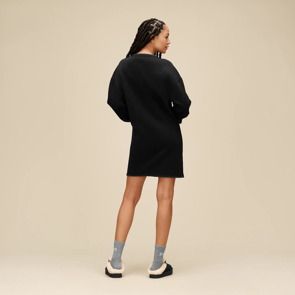 Women's Classic Tulip Mini Dress - BLACK