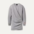 Women's Classic Tulip Mini Dress - GREY HEATHER