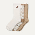Women's UGG Classic Crew 3 Pack - CLASSIC BOOT / PLAID / SAND