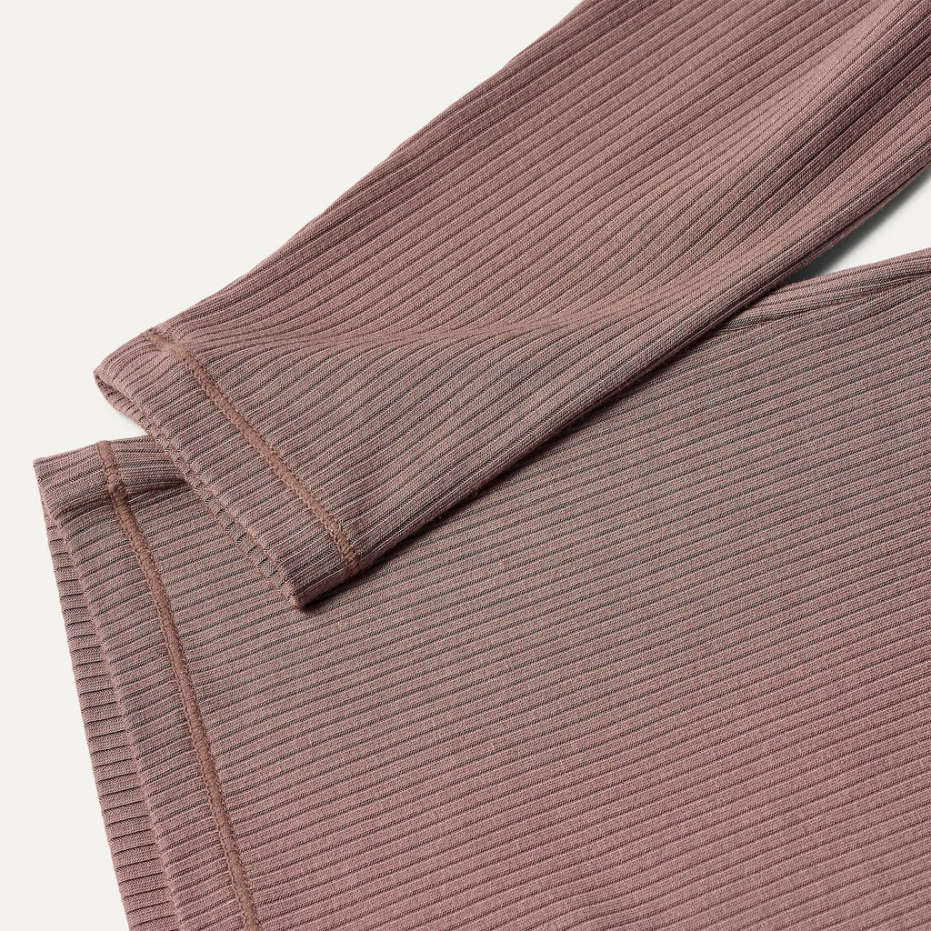 Women's Aidelene Long Sleeve Rib Tee - ALLSPICE