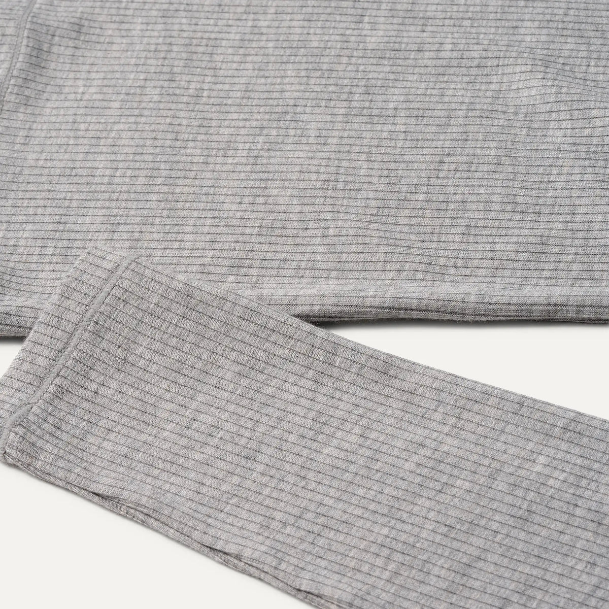 Women's Aidelene Long Sleeve Rib Tee - GREY HEATHER