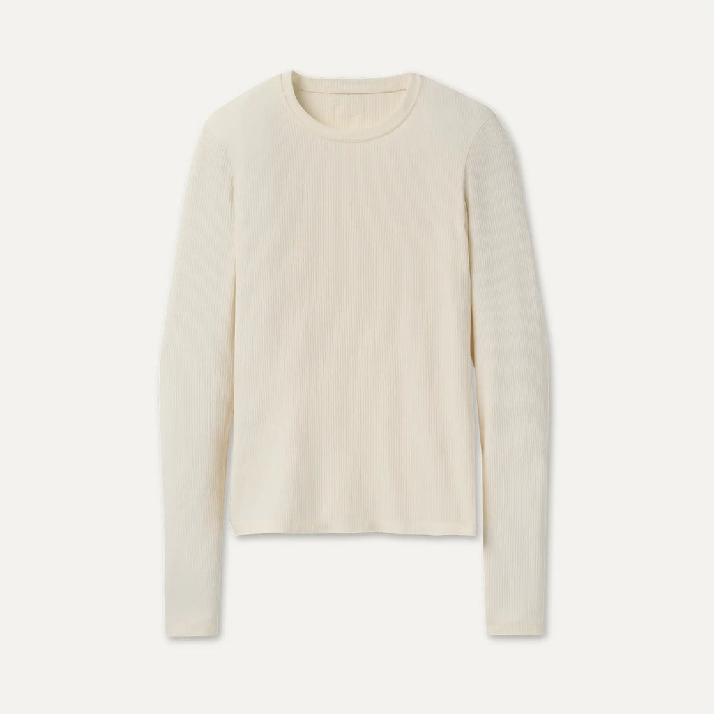 Women's Aidelene Long Sleeve Rib Tee - NIMBUS