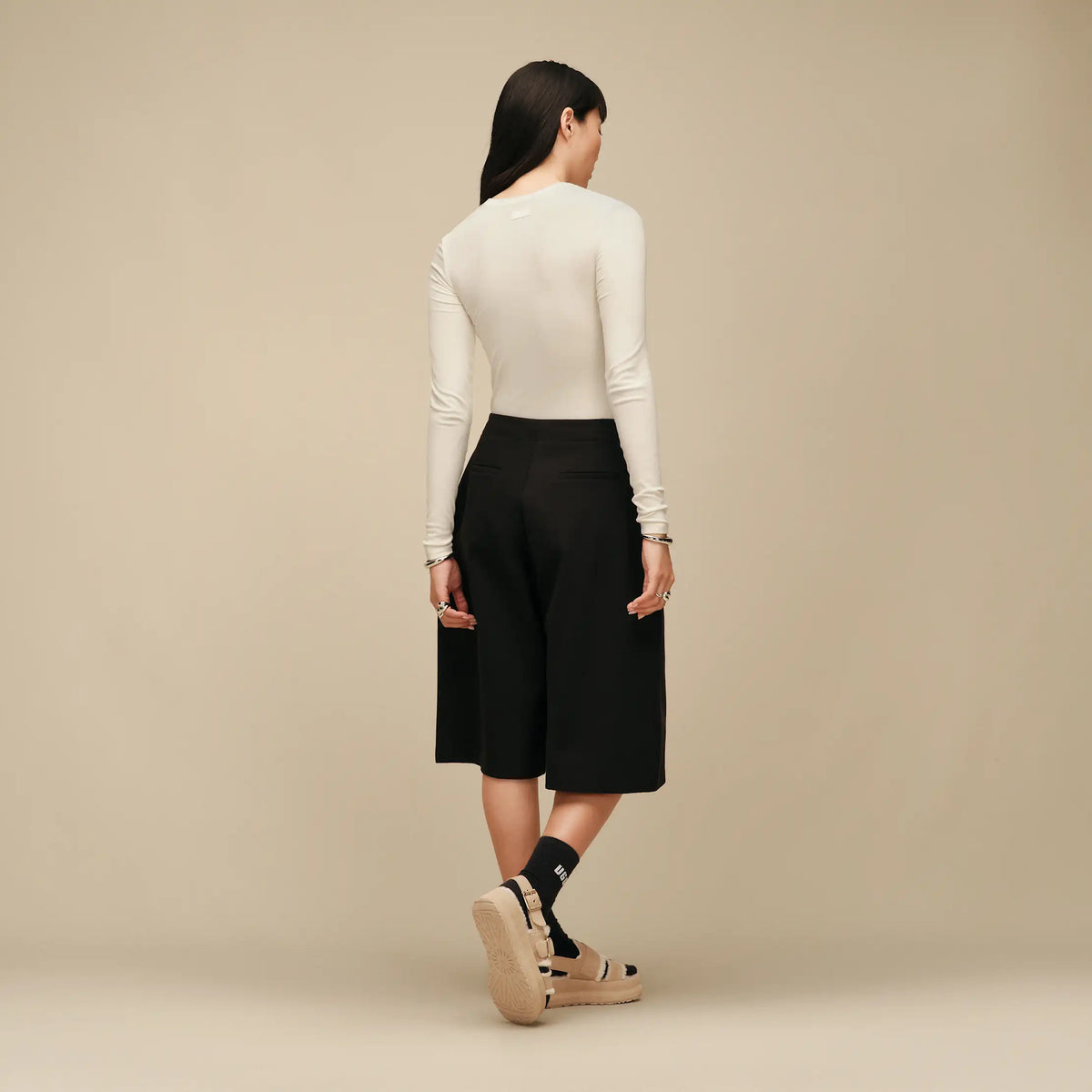 Women's Aidelene Long Sleeve Rib Tee - NIMBUS