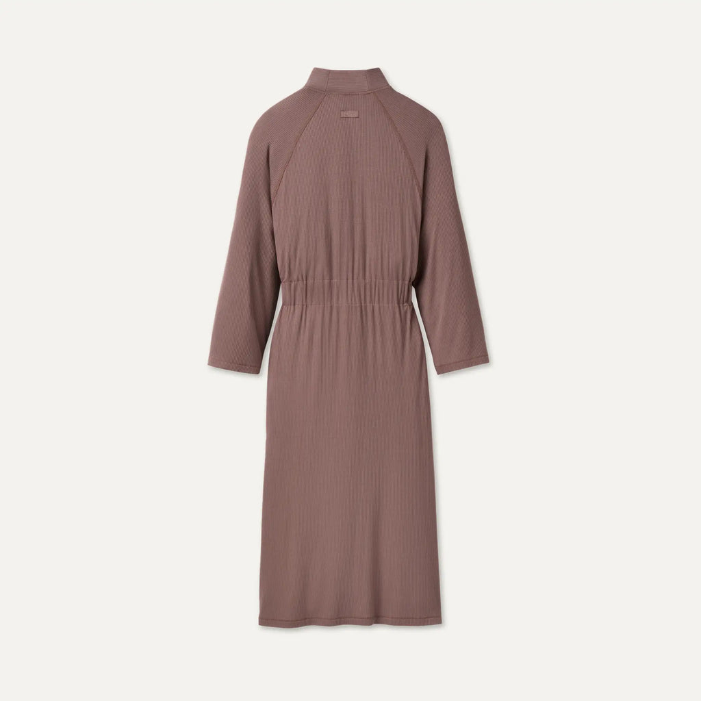 Women's Myra Rib Robe - ALLSPICE