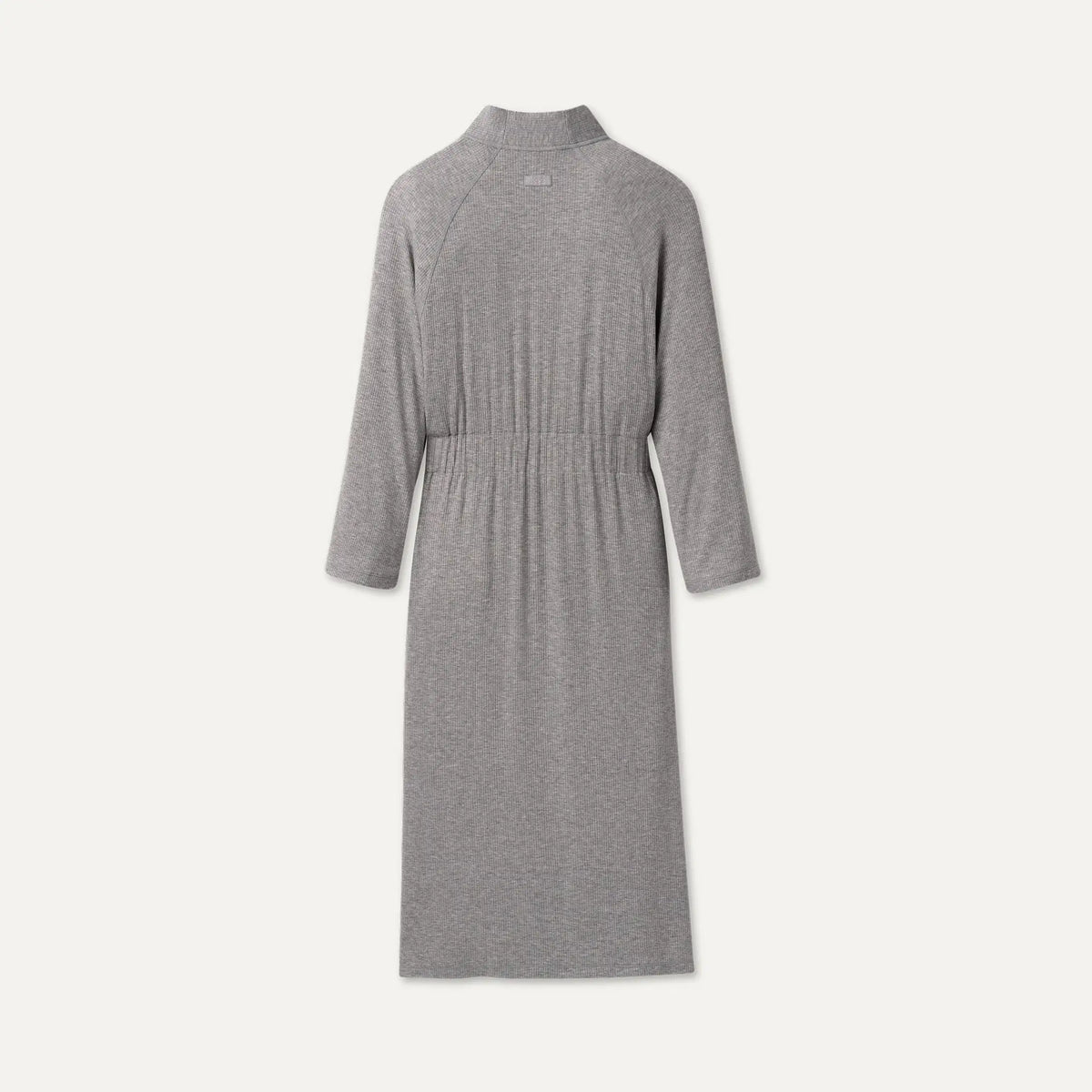 Women's Myra Rib Robe - GREY HEATHER