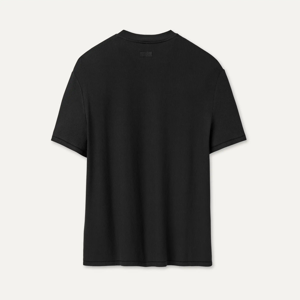 Women's Amarys Relaxed Rib Tee - BLACK
