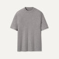 Women's Amarys Relaxed Rib Tee - GREY HEATHER
