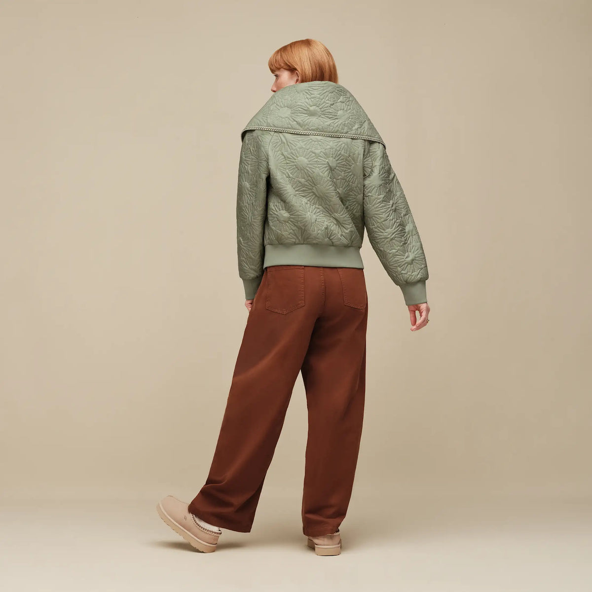Women's Solein Oversized-Collar Jacket - VINITO