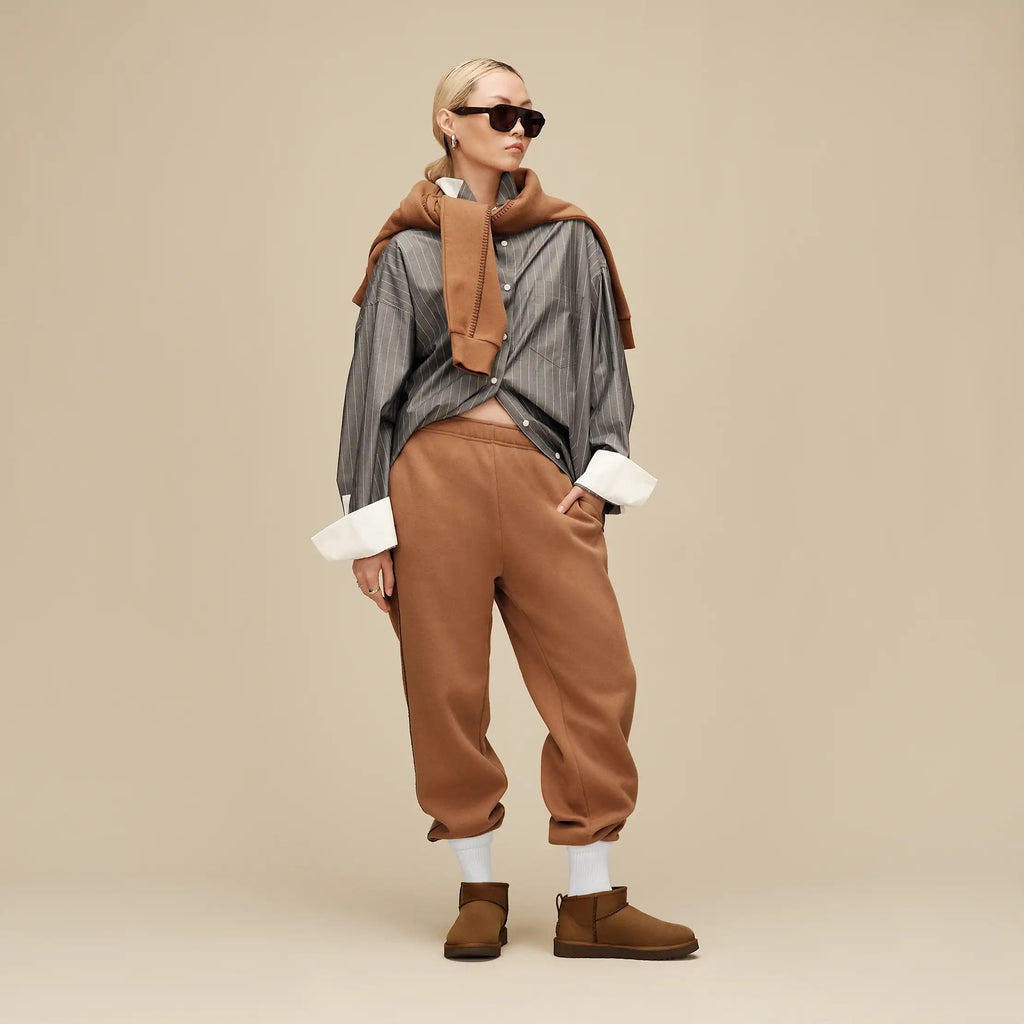 Women's Classic Ultra Mini Nubuck - DARK CHESTNUT