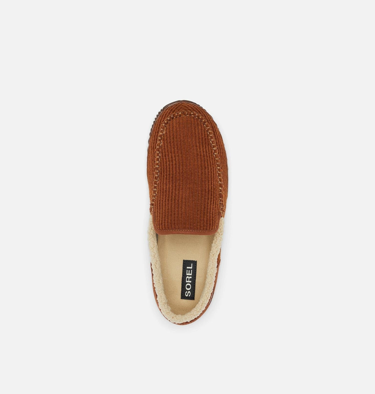 SOREL DUDE MOC™ Men's Slipper - Dark Amber, Burro