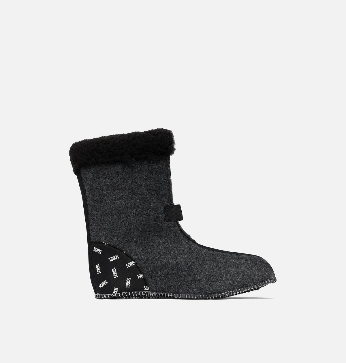 CARIBOU 9MM Thermoplus Men's Innerboot Snow Cuff Liner - Black