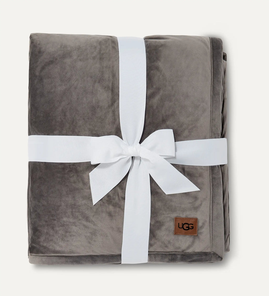 Home Bliss Sherpa Throw - CHARCOAL