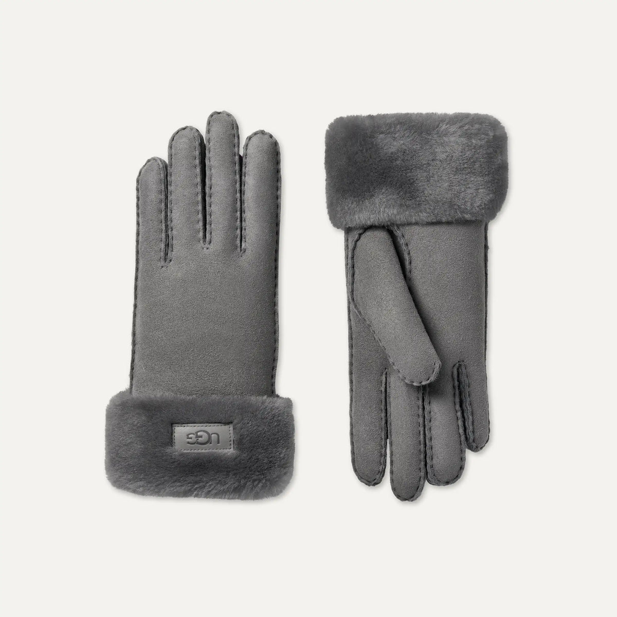 Women's Turn Cuff Glove - ANCHOR GREY